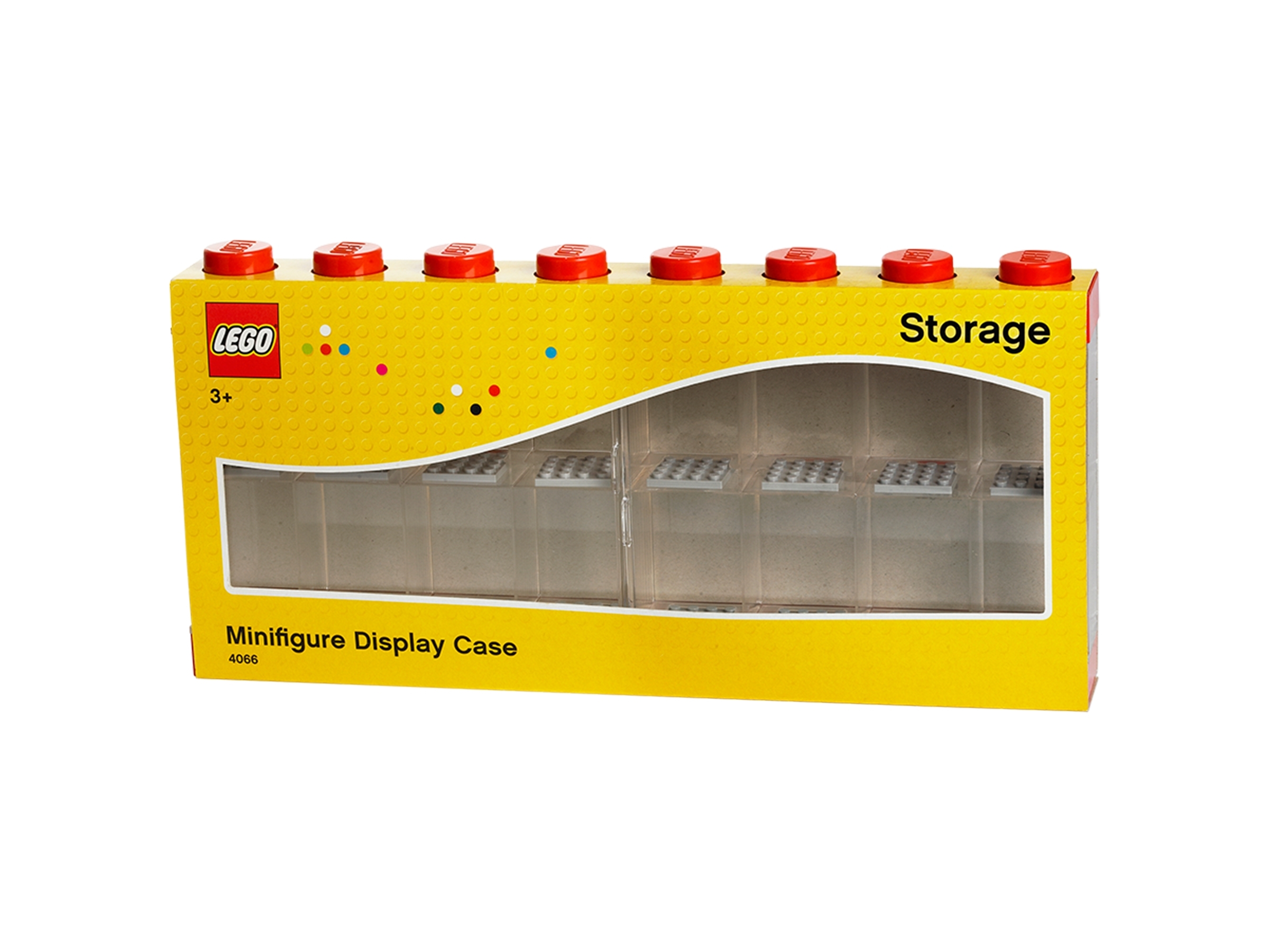Minifigure Display Case 16 – Red