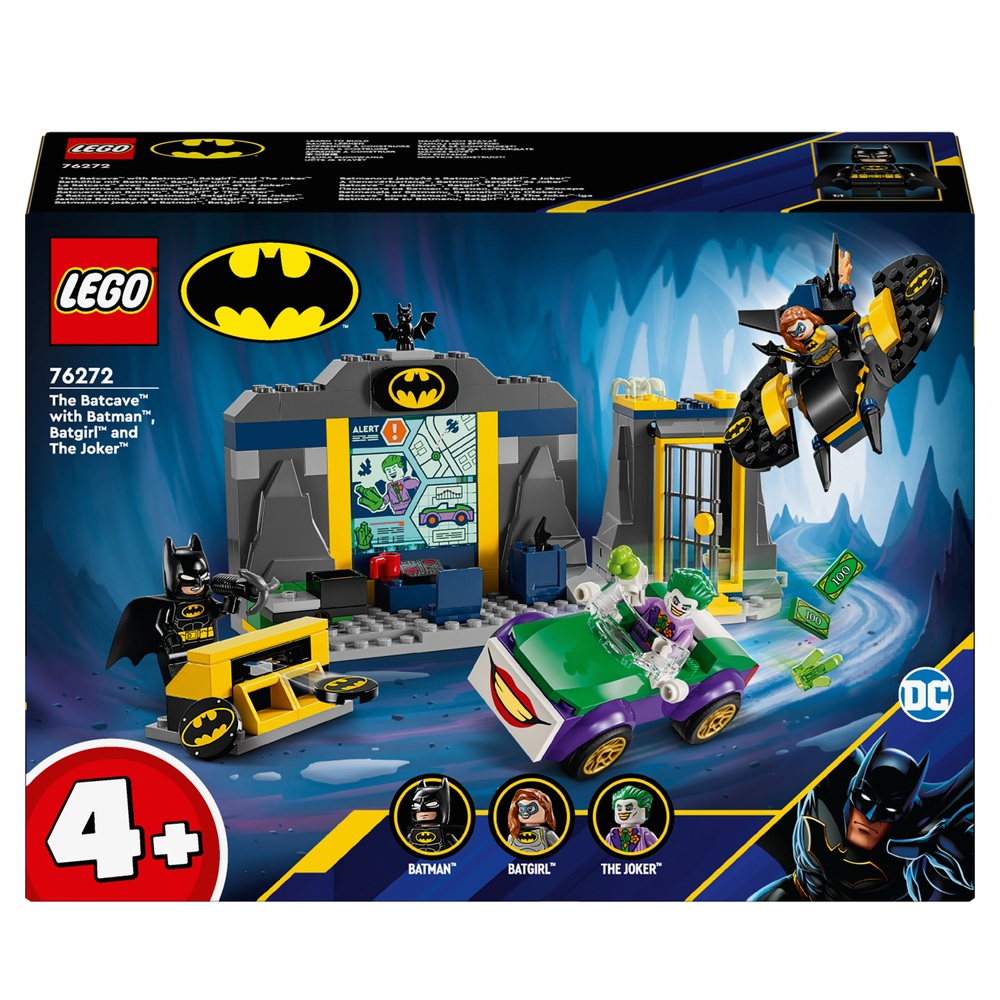 The Batcave™ with Batman™, Batgirl™ and The Joker™