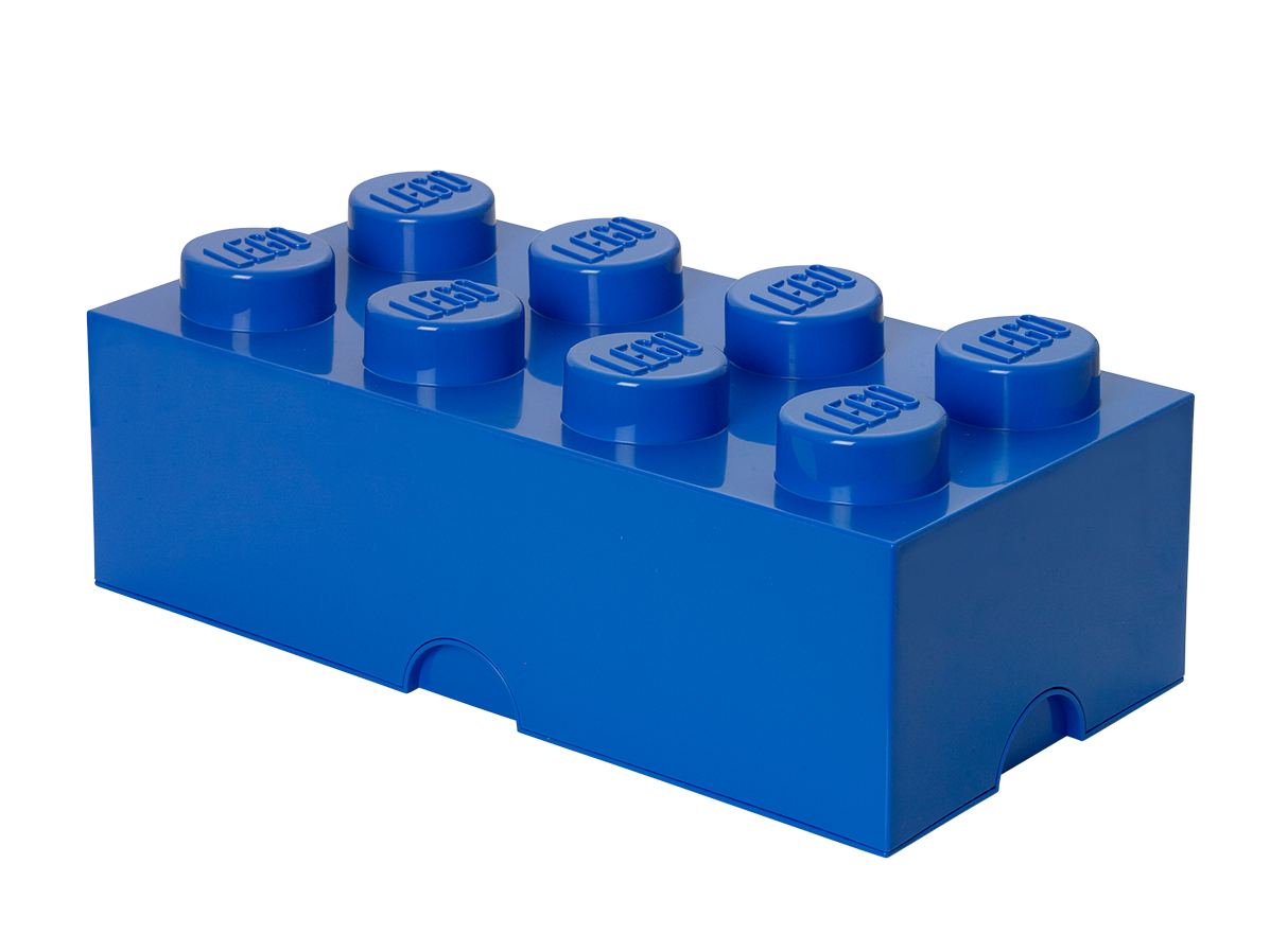 8-Stud Storage Brick – Blue